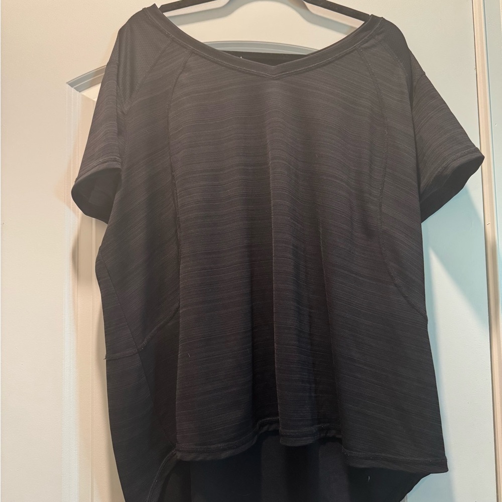Women's Black Exercise Top